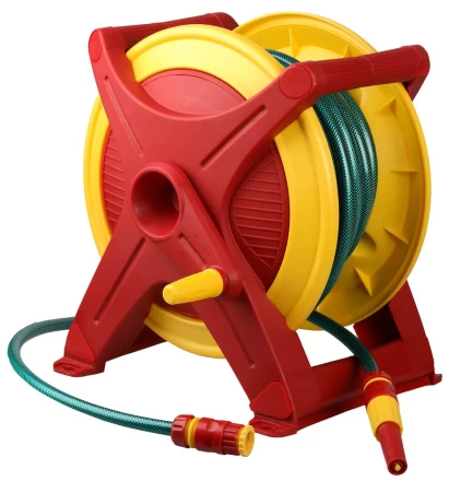 Катушка GRINDA для шланга универсальная: шланг поливочный 1/2&quot;x25м, соед шланг 1/2&quot;x 1,5м, набор поливочной арматуры 8-428441_z01 купить в Нягани