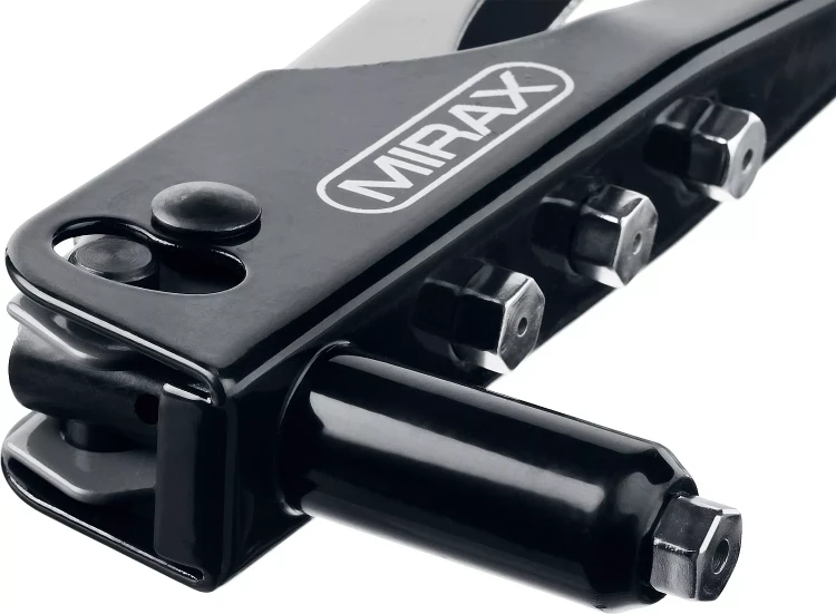 Заклепочник, MIRAX 31033, для алюминиевых заклепок d=2,4 / 3,2 / 4,0 / 4,8 мм, длина 225мм 31033_z01 купить в Нягани