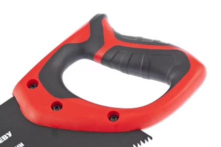 Ножовка по дереву&quot;BLACK SERIES&quot;,550 мм,7-8 TPI,зуб-3D,каленный зуб,тефлоновое покрытие полотна MTX 235799 купить в Нягани