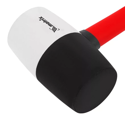 Киянка резиновая, 910 г, черно-белая резина, фибергласовая рукоятка// Matrix 11173 купить в Нягани