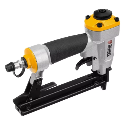 Степлер пневматический Denzel  PS8016 для прямоугольных скоб 21GA от 6 до 16 мм 57400 купить в Нягани