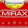 Уровень коробчатый MIRAX, 2 ампулы, крашеный, 600мм 34602-060_z02 купить в Нягани