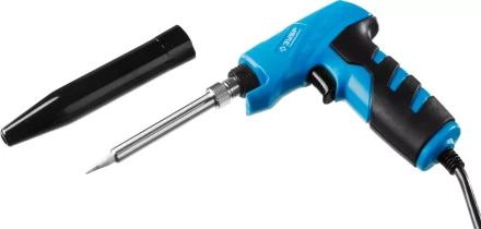 Паяльник ЗУБР &quot;ПРОФЕССИОНАЛ&quot; &quot;ТУРБО&quot;, 2 уровня мощности, пистолетная рукоятка, 30Вт и  130Вт, конус 55408_z01 купить в Нягани