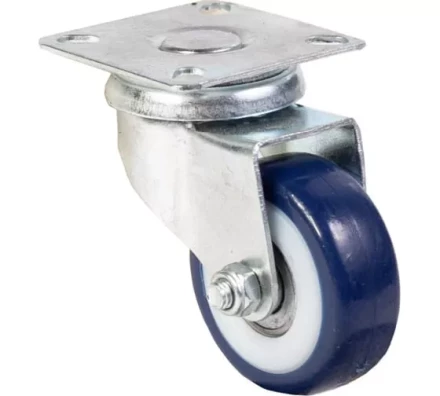 Колесо аппаратное поворотное SCv 25 50 мм (синяя резина) 1027147 купить в Нягани