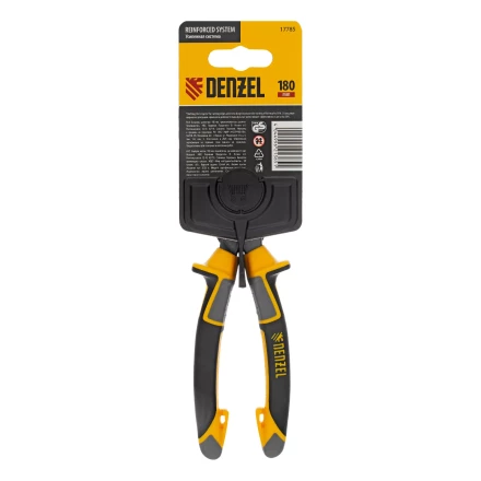 Бокорезы 180 мм Denzel 17785, усиленные, трехкомпонентные рукоятки купить в Нягани