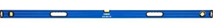 Уровень СИБИН коробчатый усиленный, утолщенный профиль, 2 фрезерованные поверхности, 3 противоударных ампулы (1 поворотная на 360 град), с ручками, 1 34609-150 купить в Нягани