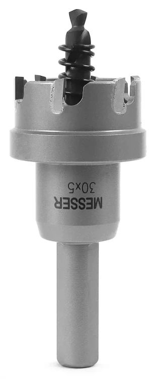 ТСТ коронка MESSER 30X5 с центрирующим сверлом и толкающей пружиной купить в Нягани