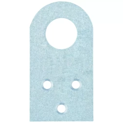 Проушина прямая 2,0 мм 70х30 мм цинк СИБРТЕХ 46502