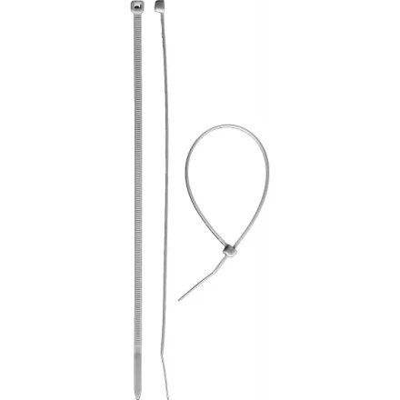 Хомуты ЗУБР нейлоновые белые 4,5x250мм, 100шт 309010-45-250 купить в Нягани