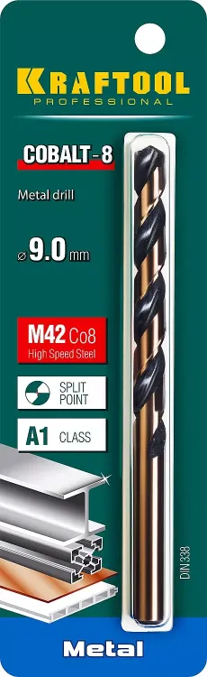 Сверла по металлу HSS-Co 29656-9 купить в Нягани