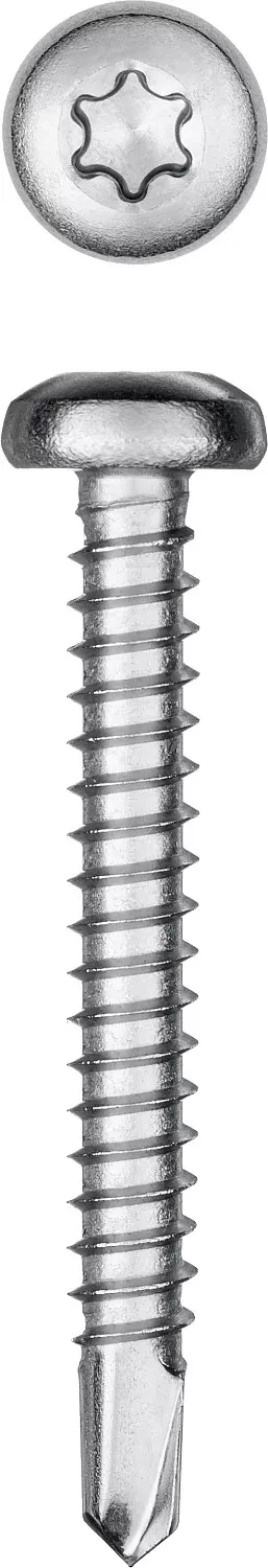 Нержавеющие саморезы DS-P с полукруглой головкой, коробка 300931-48-038