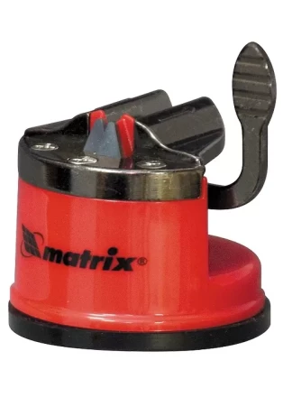 Приспособление для затачивания ножей любого типа, металлическая направляющая, крепление на присоске MATRIX 79104 купить в Нягани