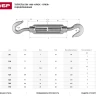 Талреп ЗУБР "ПРОФЕССИОНАЛ" DIN 1480, крюк-крюк, оцинкованный, кованая натяжная муфта, М6, 15 шт 4-304365-06 купить в Нягани