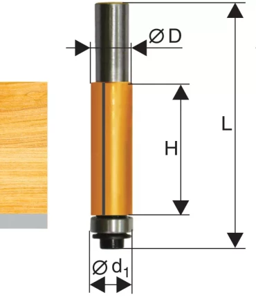 Фреза кромочная прямая ф127х13мм хв 8мм 10522 купить в Нягани