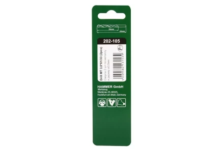 Сверло по металлу HAMMER Ф3х61мм (DR MT 3,0мм*61/33мм 2шт.) купить в Нягани