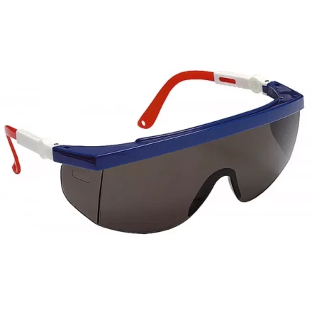 Очки STAYER защитные с регулируемыми по длине и углу наклона дужками, поликарбонатные затемненные линзы 2-110483 купить в Нягани