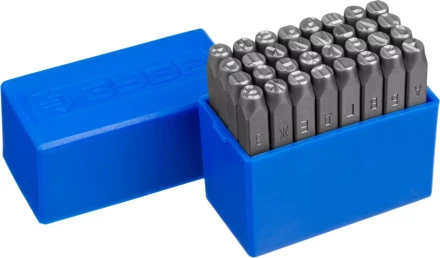 Клейма ЗУБР буквенные кириллица, шрифт 6мм 21503-06_z01 купить в Нягани