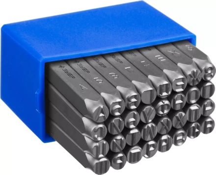 Клейма ЗУБР буквенные кириллица, шрифт 6мм 21503-06_z01 купить в Нягани