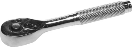 Трещотка для торцовых головок ЗУБР &quot;МАСТЕР&quot;, Сr-V сталь, 72 зубца, цельнометаллическая, 1/4&quot; 27739-1/4 купить в Нягани