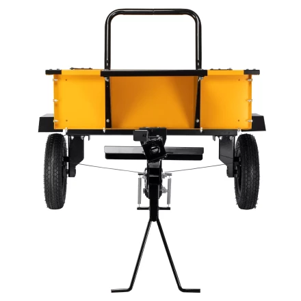 Прицеп для мотоблока Denzel TT-500, оцинк., груз. 500 кг, рег. сцепка, колеса 4.00-10, в упаковке купить в Нягани