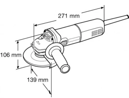 Углошлифовальная машина Makita 9558HNR УШМ Болгарка купить в Нягани
