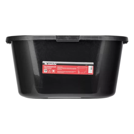 Таз строительный прямоугольный универсальный Matrix, 120л, ударопрочный 81476 купить в Нягани