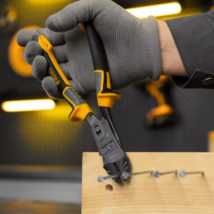 Бокорезы 215 мм Denzel 17786, усиленные, трехкомпонентные рукоятки купить в Нягани