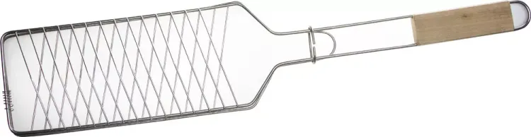Решетка-гриль GRINDA "BARBECUE" для рыбы, одинарная, нержавеющая сталь, 620х120мм 424731 купить в Нягани