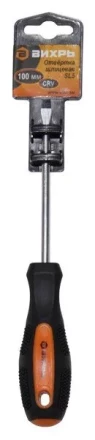 Отвёртка шлицевая SL5 100 мм Вихрь купить в Нягани
