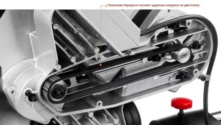 Пила торцовочная с ременной передачей ЗПТ-255-1800 ПЛР серия МАСТЕР купить в Нягани