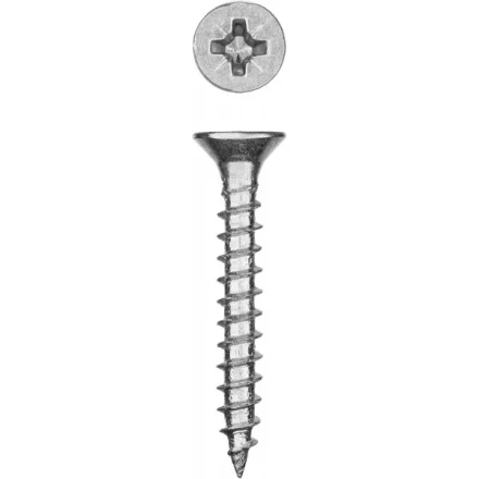 Саморезы СУ-Б универсальные, 30 x 5.0 мм, 6 000 шт, белый цинк, ЗУБР 300370-50-030 купить в Нягани