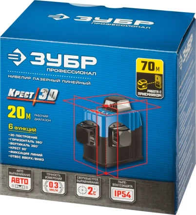 Нивелиры лазерные Крест-3D 360 3 перпендикулярные плоскости серия ПРОФЕССИОНАЛ купить в Нягани