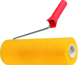 Валик "СТРУКТУРНЫЙ" поролоновый с ручкой "гладкий" 230 мм D - 80 мм  MATRIX 80220