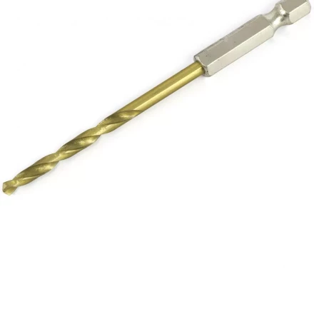 Сверло по металлу 3,8 мм HSS нитридтитановое покрытие шестигранный хвостовик Matrix 717382 купить в Нягани