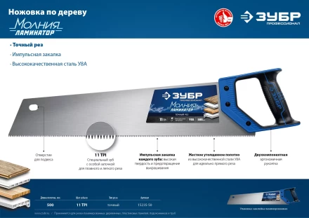 Ножовки по дереву ЛЕВША-Ламинатор серия ПРОФЕССИОНАЛ купить в Нягани