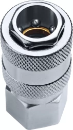 ЗУБР штуцер елочка, 6 мм - рапид муфта, переходник с обжимным хомутом, Профессионал (64917-06)