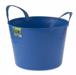 Ведро гибкое сверхпрочное 14 литров синее СИБРТЕХ 67503