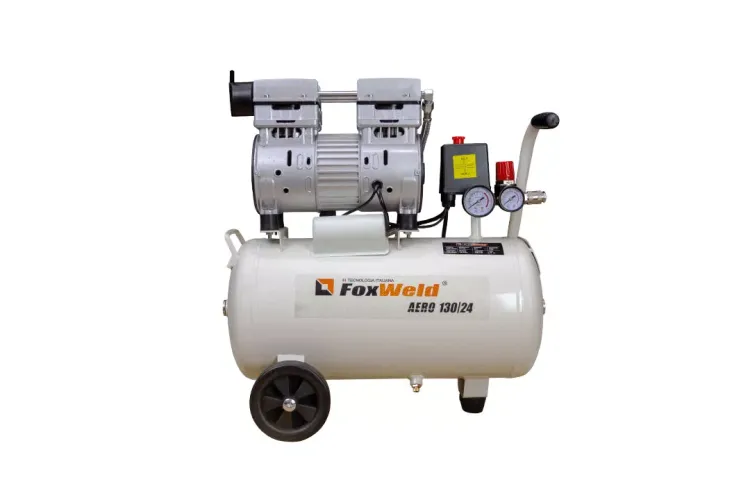 Компрессор безмасляный коаксиальный AERO 130/24 oil-free FoxWeld купить в Нягани