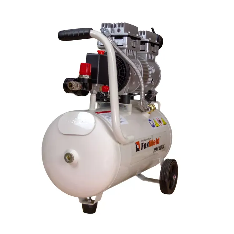Компрессор безмасляный коаксиальный AERO 130/24 oil-free FoxWeld купить в Нягани