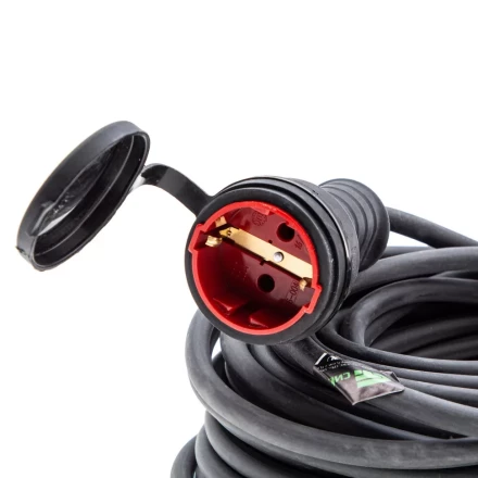 Удлинитель силовой 20 м, 16 А, тип УХз16, КГ 3 x 1.5 мм, 1 розетка, Россия Сибртех 95891 купить в Нягани