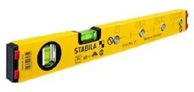 Уровень электрика 120 см тип 70Electric 2 глазка 16136 STABILA