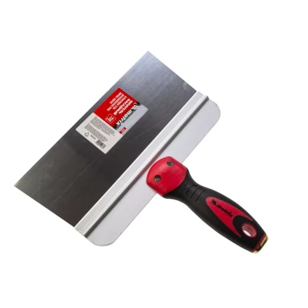 Шпатель фасадный из нержавеющей стали Matrix, 250 мм, двухкомпонентная ручка, широкое полотно, 85529 купить в Нягани