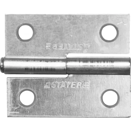 Петля дверная STAYER &quot;MASTER&quot; разъемная, цвет белый цинк, правая, 50мм 37613-50-1R купить в Нягани