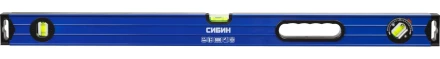 Уровень СИБИН коробчатый усиленный, утолщенный профиль, 2 фрезерованные поверхности, 3 противоударных ампулы (1 поворотная на 360 град), с ручками, 34609-080 купить в Нягани