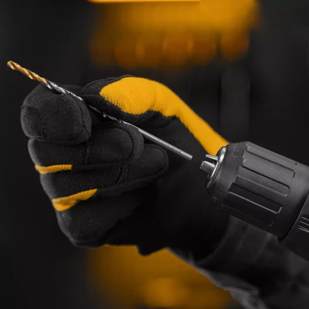 Сверло спиральное по металлу Denzel 3,5 х 112 мм, Р6М5, Golden Tip, удлиненное, 2шт. 718248 купить в Нягани