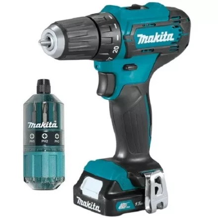 Аккумуляторная дрель-шуруповерт Makita DF333DWYE4 купить в Нягани