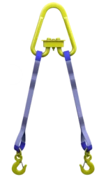 Строп текстильный двухветвевой 2СТ 0.63 т L=3 м SF6 30 мм Звено РТ-3