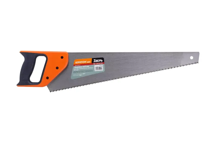 Ножовка Кратон HOBBY 500мм шаг 5мм 2-гран. зуб. ТВЧ 2 03 01 015 купить в Нягани