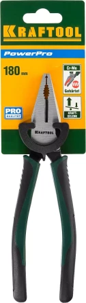 Плоскогубцы KRAFTOOL &quot;AUTOKRAFT&quot; комбинированные, CrMo-сталь, покрытие оксидированное с полировкой, 180 мм 22001-1-18 купить в Нягани
