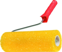 Валик "СТРУКТУРНЫЙ" поролоновый с ручкой "шероховатый" 230 мм D - 80 мм  MATRIX 80221